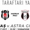 Astra Giurgiu va juca un meci amical cu Beşiktaş İstanbul
